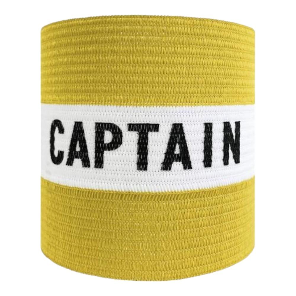 Повязка капитанская Meta Armband Striped Junior желтый, белый Уни OFSM 1901200002am, Жёлтый, Размер (EU) - 1SIZE - #0