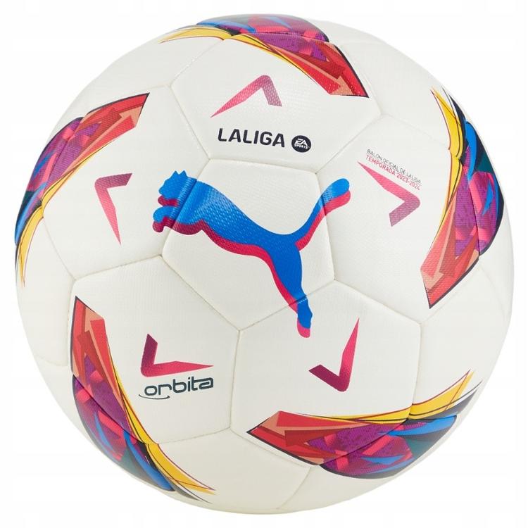 Футбольный мяч PUMA ORBITA LALIGA 1 HYBRID 2023/24 084108-01, Белый, Размер (EU) - 4 - #1