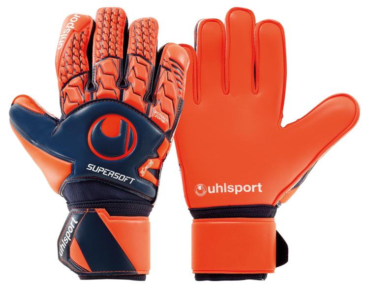 Воротарські рукавиці Uhlsport NEXT LEVEL SUPERSOFT (navy/fluo red) - #1