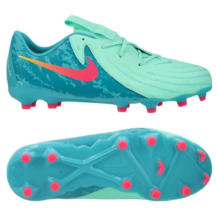 Детские бутсы Nike JR Phantom GX 2 Academy LV8 FG/MG FQ7390-300, Голубой, Размер (EU) - 38.5 - #1