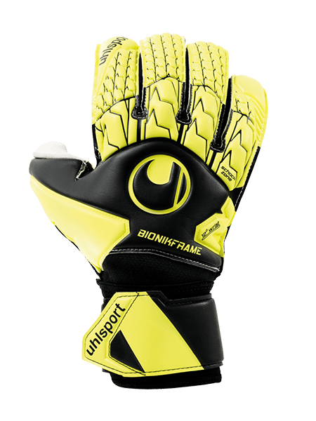 Воротарські рукавиці UHLSPORT ABSOLUTGRIP BIONIK (black/fluo yellow) - #1