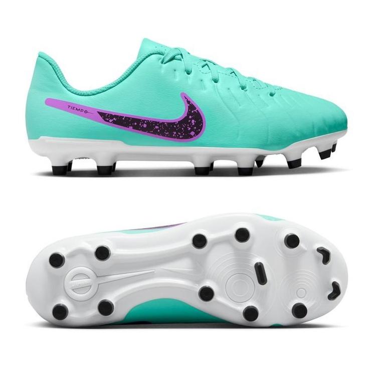 Дитячі  футбольні бутси Nike Tiempo Legend 10 Club FG/MG Junior DV4352-300, Голубой, Размер (EU) - 37.5 - #0
