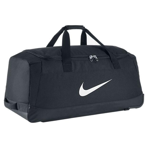 Спортивная сумка-чемодан на колесах Nike Club Team Roll Черная BA5199-010 , Чёрный, Размер (EU) - 1SIZE - #1