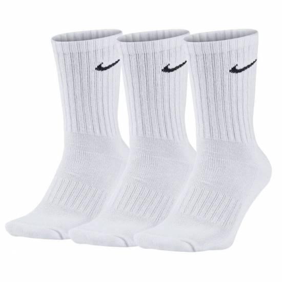 Носки спортивные NIKE (3пары) SX7676-100, Белый, Размер (EU) - 38-42 - #1