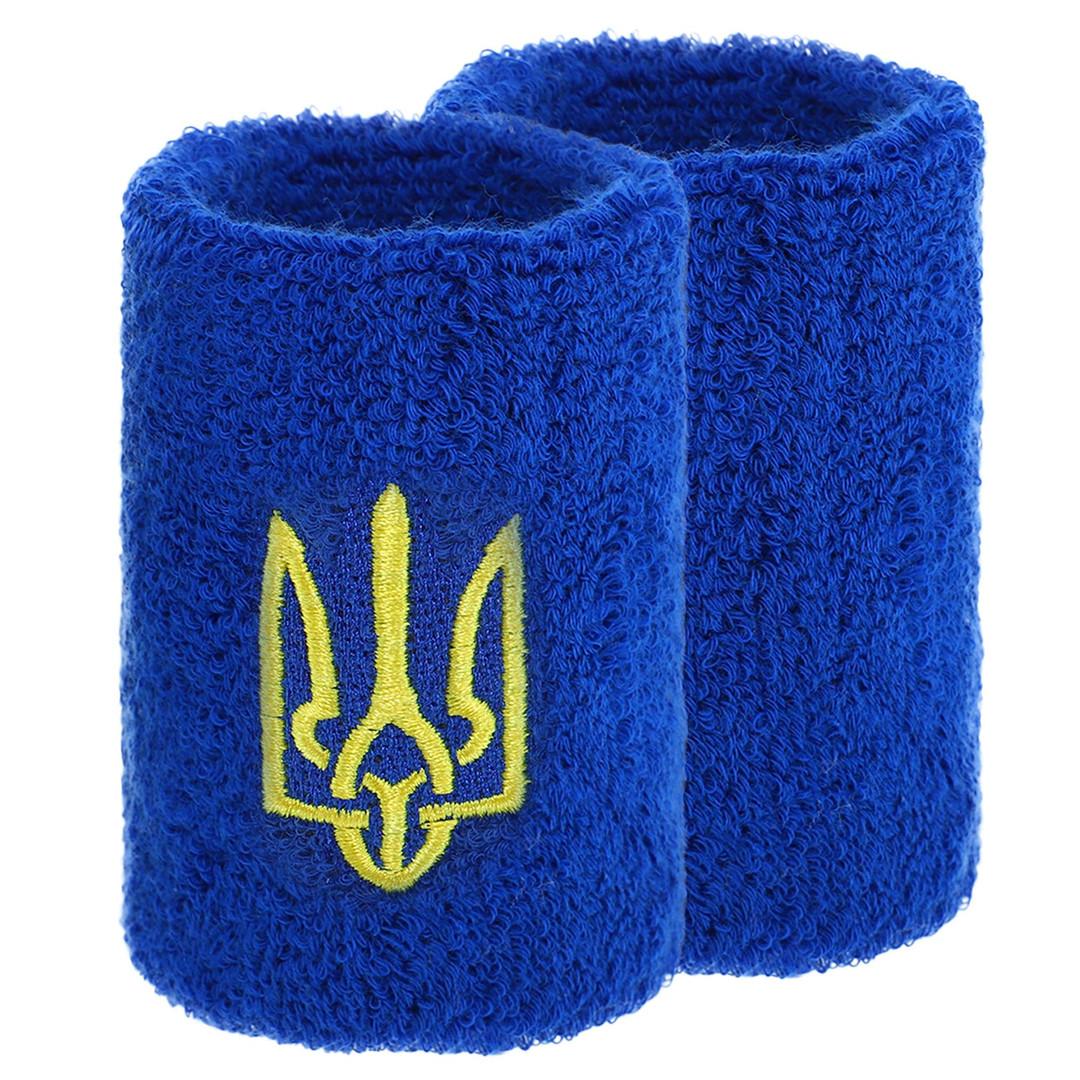 Напульсник спортивный махровый Герб Украины синий BC-9280-BL, Синий, Размер (EU) - 1SIZE - #0