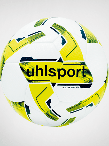 М`яч футбольний 350 LITE SYNERGY (white/fluo yellow/navy) - #1