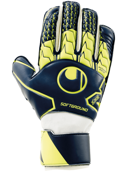 Воротарські рукавиці UHLSPORT SOFT RF (navy/fluo yellow/white) - #1