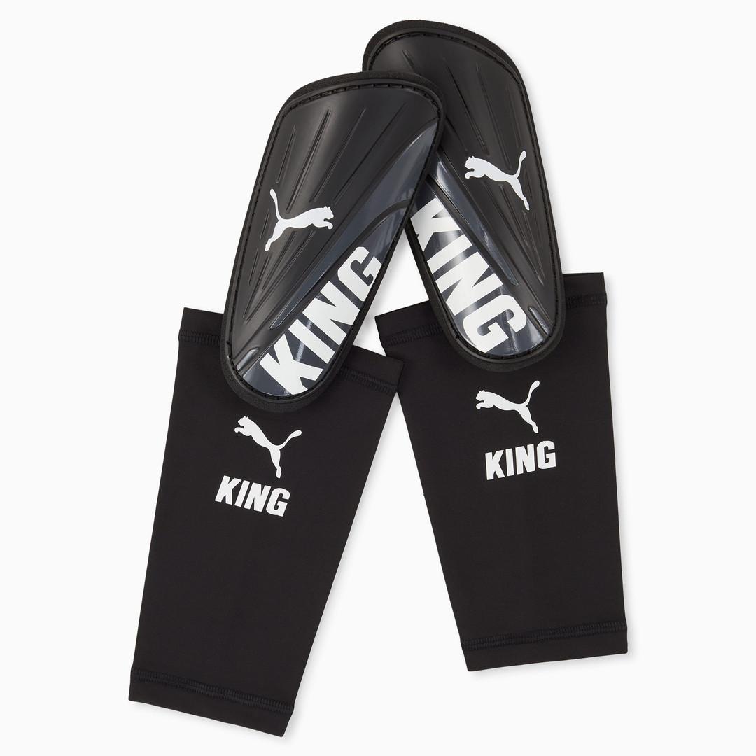 Щитки футбольные Puma KING SLEEVE черные 030933-01, Чёрный, Размер (EU) - L - #0