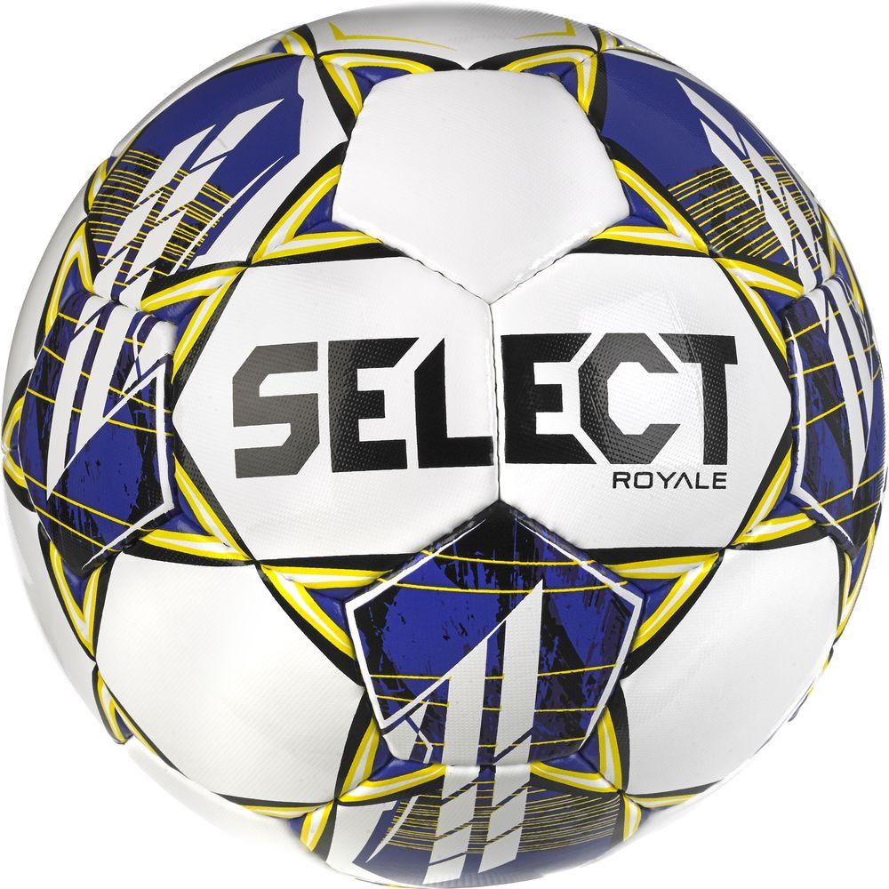М'яч футбольний напівпрофесійний SELECT Royale FIFA Basic v23 (741) біл/фіолет, 5 - #0