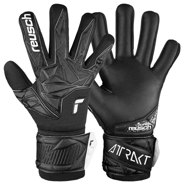 Детские вратарские перчатки Reusch Attrakt Infinity Junior 5472715-7700, Чёрный, Размер (EU) - 4 - #1