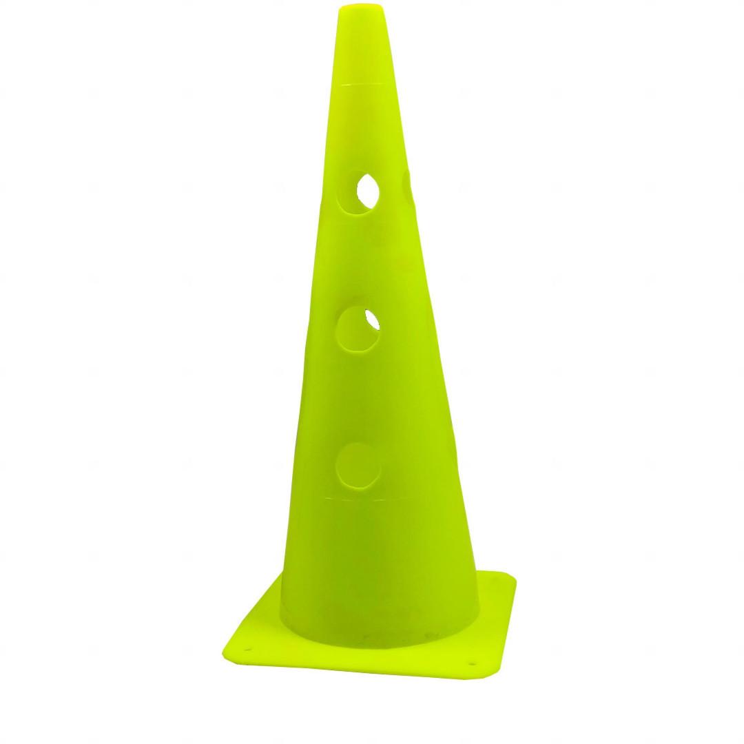Конус-фишка Europaw с отверстиями для штанги 38cm 3461-3463-38 неоновый, Неоновый, Размер (EU) - 1SIZE - #0