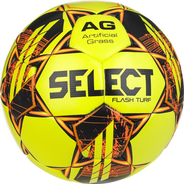 М’яч футбольний SELECT FLASH TURF FIFA v23 (390) жовт/помаранч, 5 - #1