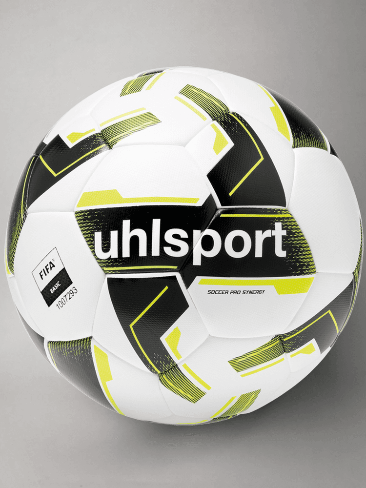 М`яч футбольний SOCCER PRO SYNERGY	(white/black/fluo yellow) - #1