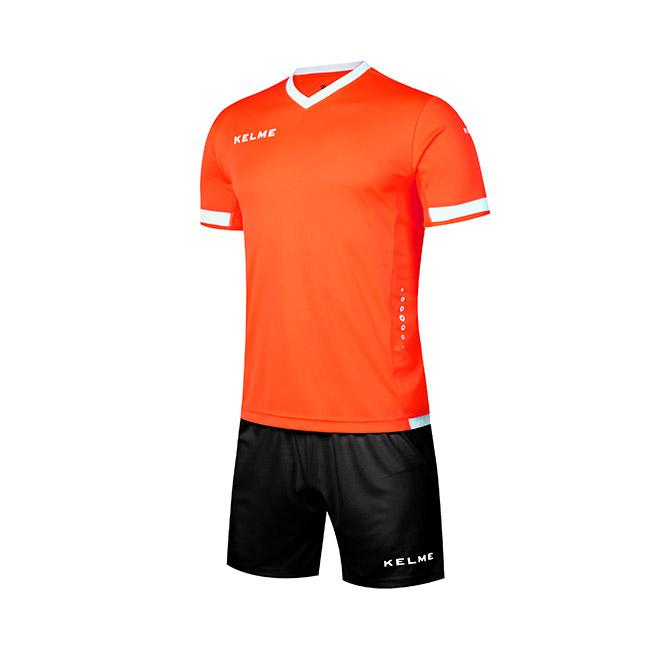 Комплект футбольної форми Kelme ALAVES  оранжево-чорний  к/р K15Z212.9910 - #1