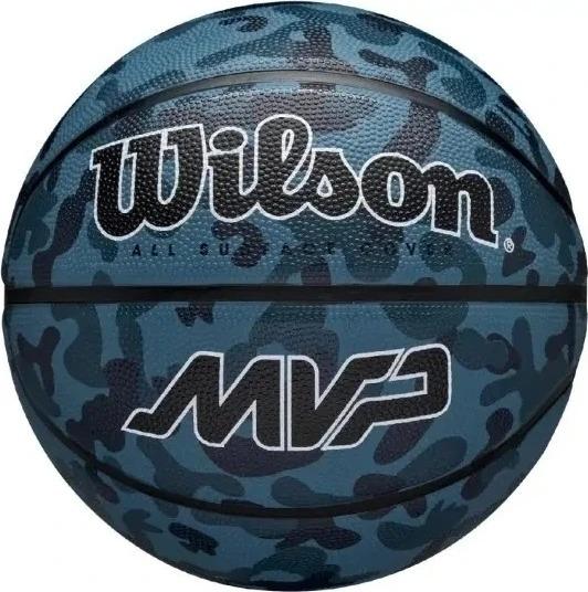 Баскетбольный мяч Wilson MVP CAMO темно-синий камуфляж WZ3018702XB7, Синий, Размер (EU) - 7 Баскетбольный мяч Wilson MVP CAMO темно-синий камуфляж WZ3018702XB7, Синий, Размер (EU) - 7 - #0
