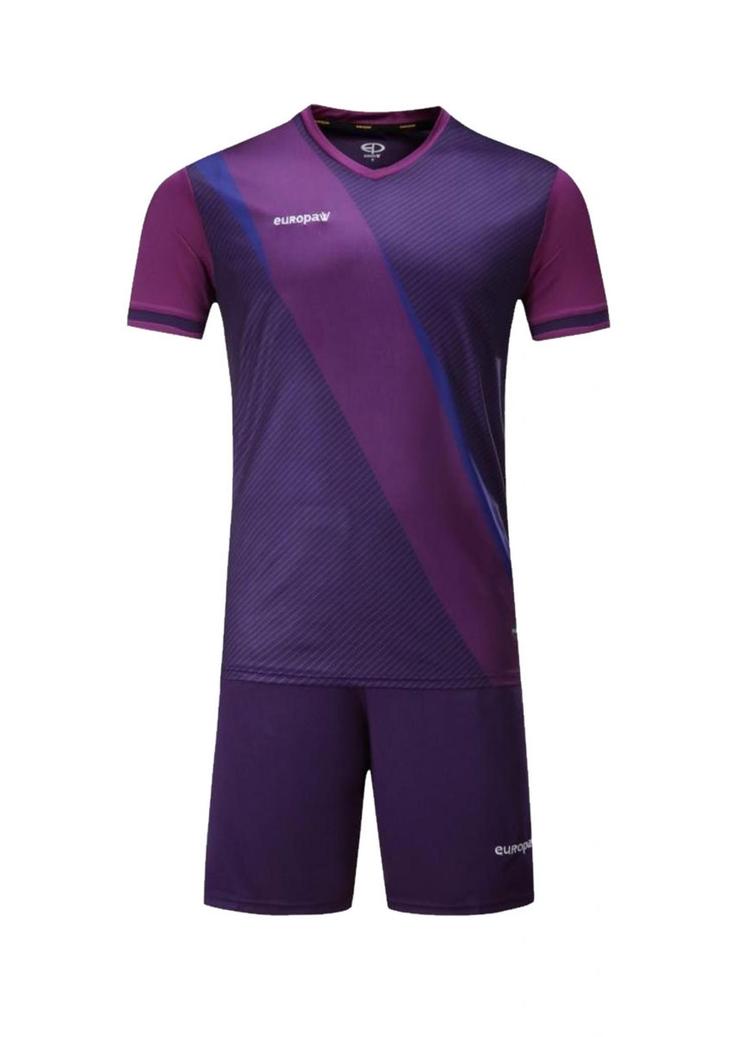 Футбольная форма Europaw 018 фиолетовая - #1