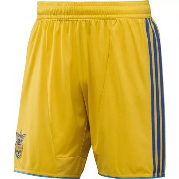 Шорты спортивные игровые Adidas Ukraine FFU X11616, Жёлтый, Размер (EU) - L - #1