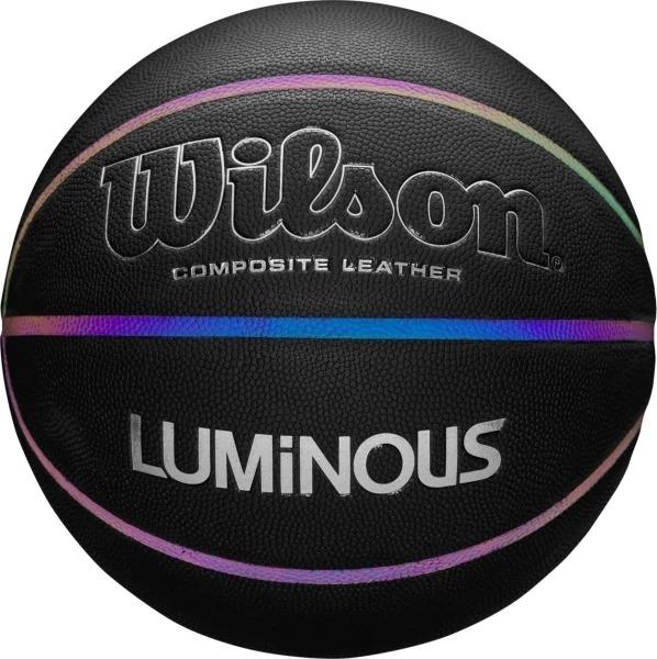 Баскетбольный мяч Wilson LUMINOUS IRIDESCENT черный WTB2027XB07, Чёрный, Размер (EU) - 7 - #0