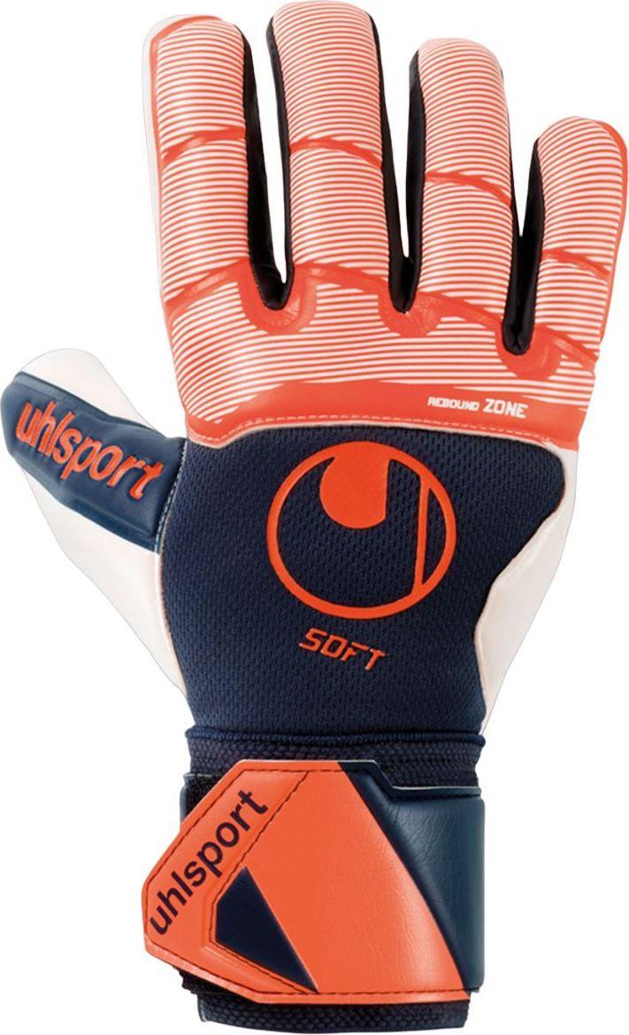Воротарські рукавиці UHLSPORT SOFT HN COMP (navy/fluo orange/white) - #1
