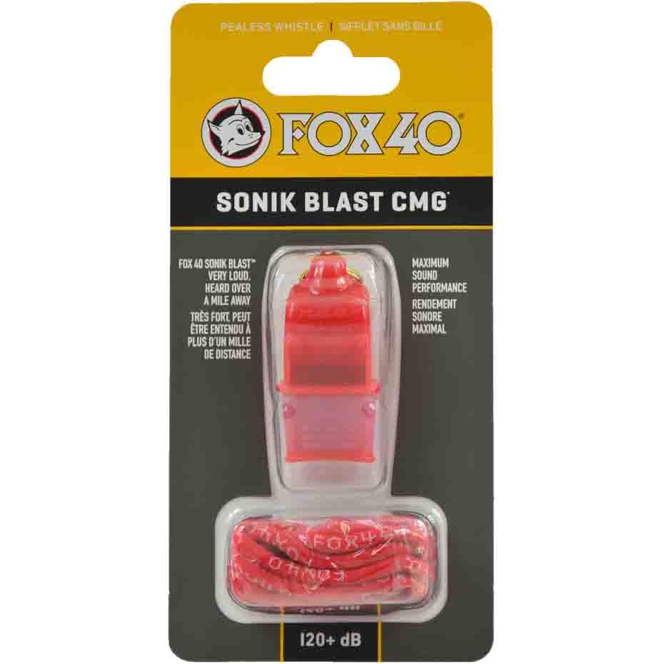 Свисток FOX 40 Whistle Sonic Blast CMG Official 9203-0108, Красный, Размер (EU) - 1SIZE - #0