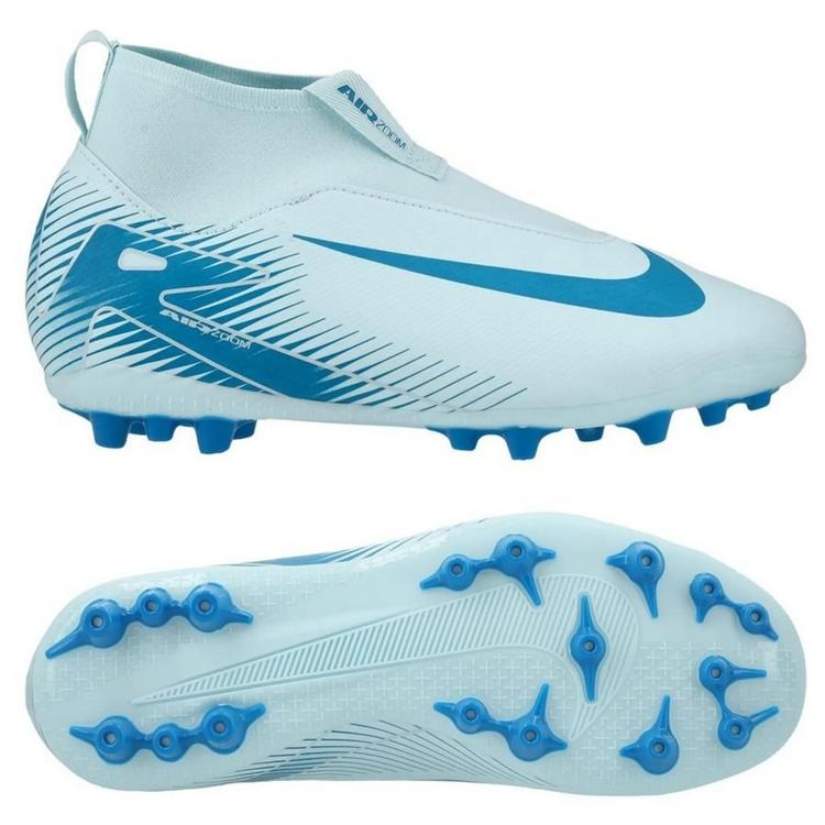 Детские футбольные бутсы Nike Mercurial Superfly 10 Academy AG FQ8308-400, Голубой, Размер (EU) - 38 - #1