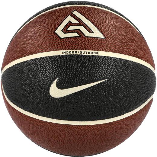 Мяч баскетбольный Nike All Court 8P 2.0 N.100.4138.812.07 G Antetokounmpo Deflated Size 7 Amber, Коричневый, Размер (EU) - 7 - #1