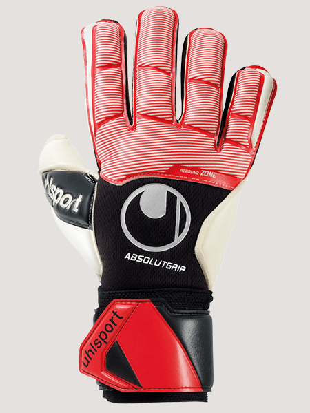 Воротарські рукавиці UHLSPORT ABSOLUTGRIP (black/red/white) - #1
