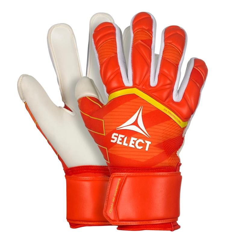 Рукавички воротарські SELECT 34 Protection v24 (606) помаранч/білий, 10 - #1