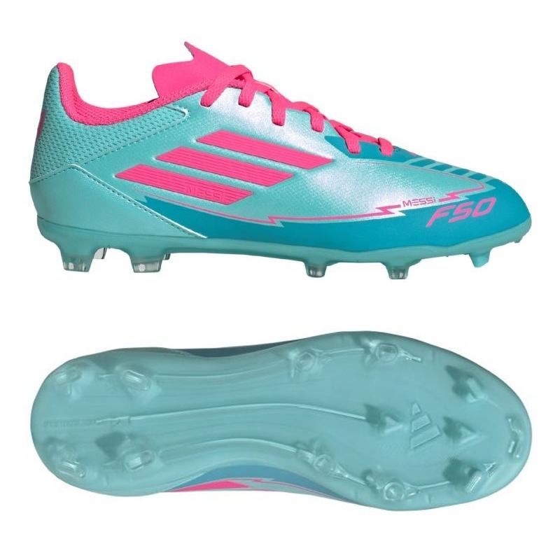 Детские футбольные бутсы Adidas F50 League Messi IH0931, Голубой, Размер (EU) - 32 - #0