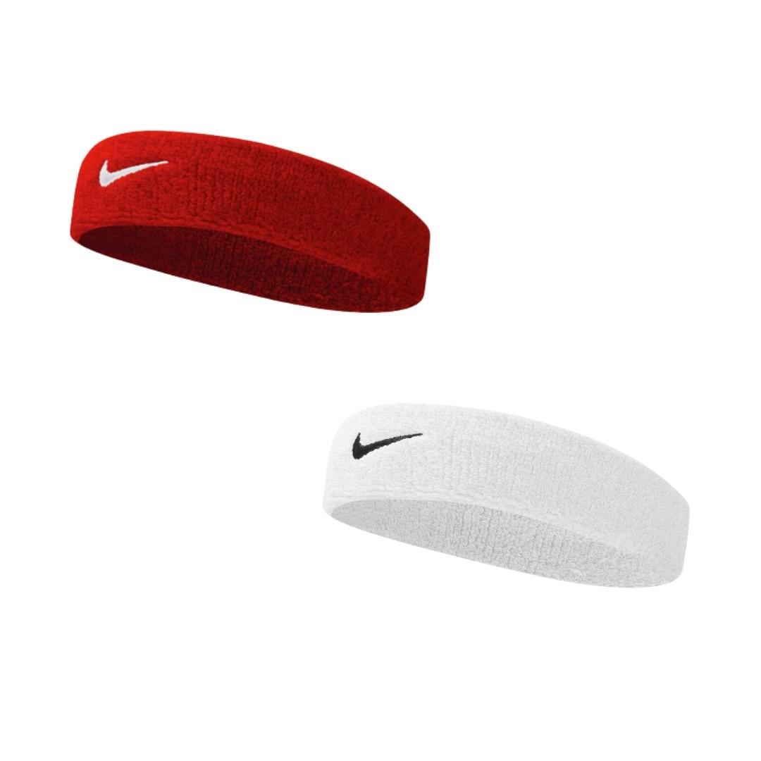 Комплект повязок Nike 2 (белая+красный) NNN07-101-601, Красный, Размер (EU) - 1SIZE - #0