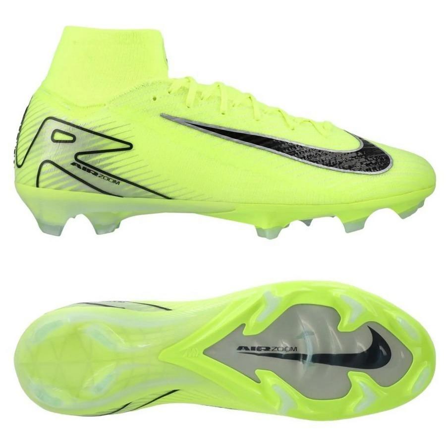 Футбольные бутсы Nike Mercurial Superfly 10 Elite FG High FQ1454-700, Неоновый, Размер (EU) - 40 - #0