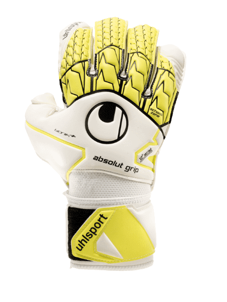 Воротарські рукавиці UHLSPORT ABSOLUTGRIP BIONIK+ (white/fluo yellow/black) - #1