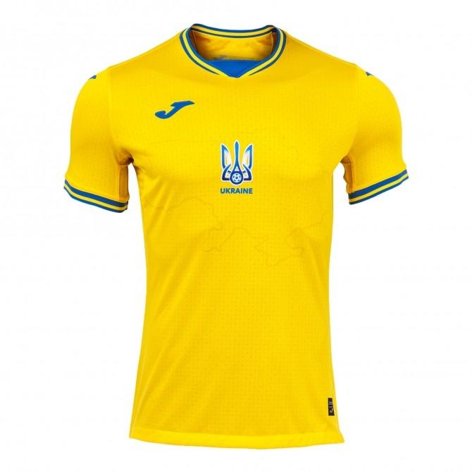 Футболка игровая Joma сборной Украины по футболу AT102404A907 с картой, Жёлтый, Размер (EU) - XL - #1