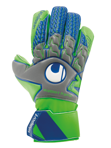 Воротарські рукавиці TENSIONGREEN SOFT SF (dark grey/fluo green/navy) - #1