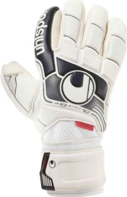 Воротарські рукавиці FANGMASCHINE ABSOLUTGRIP FINGER SURROUND (white/black/red) - #1