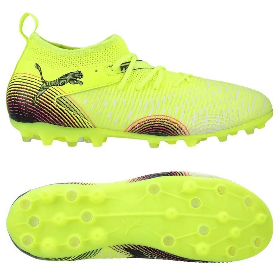 Детские бутсы Puma Future 8 Match LL Jr FG/AG 108385-03, Салатовый, Размер (EU) - 38.5 - #0