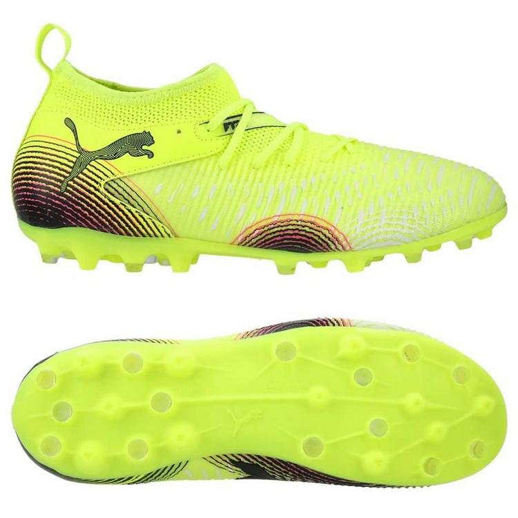 Детские бутсы Puma Future 8 Match LL Jr FG/AG 108385-03, Салатовый, Размер (EU) - 38.5 - #1