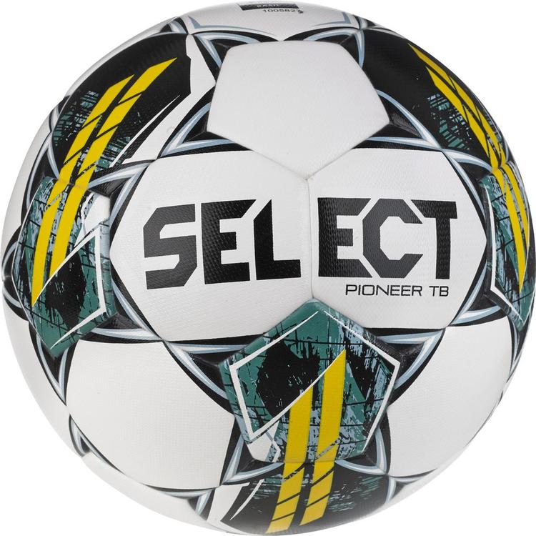 М’яч футбольний SELECT Pioneer TB v23 (219) біл/жовтий, 4 - #1