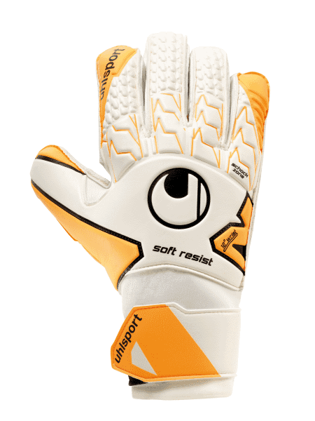 Воротарські рукавиці UHLSPORT SOFT RESIST (white/fluo orange/black) - #1