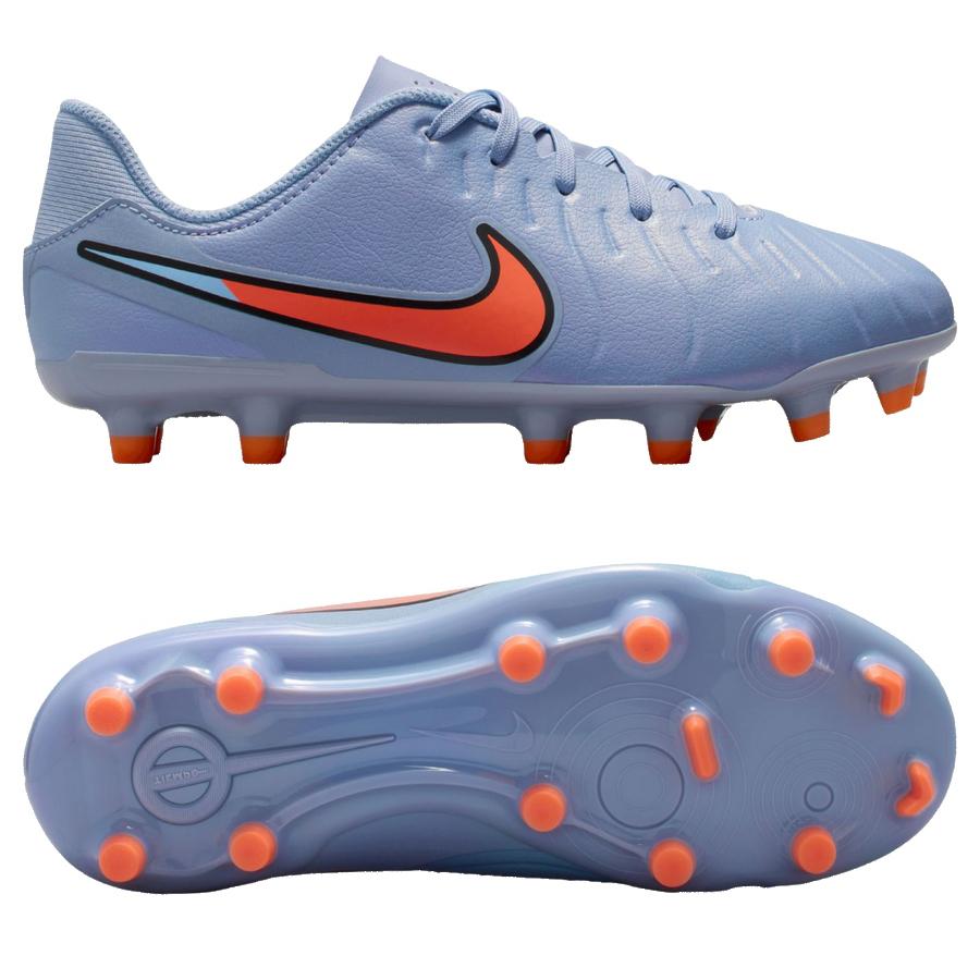 Детские бутсы Nike JR TIEMPO LEGEND 10 ACADEMY FG/MG DV4348-402, Серый, Размер (EU) - 32 - #0