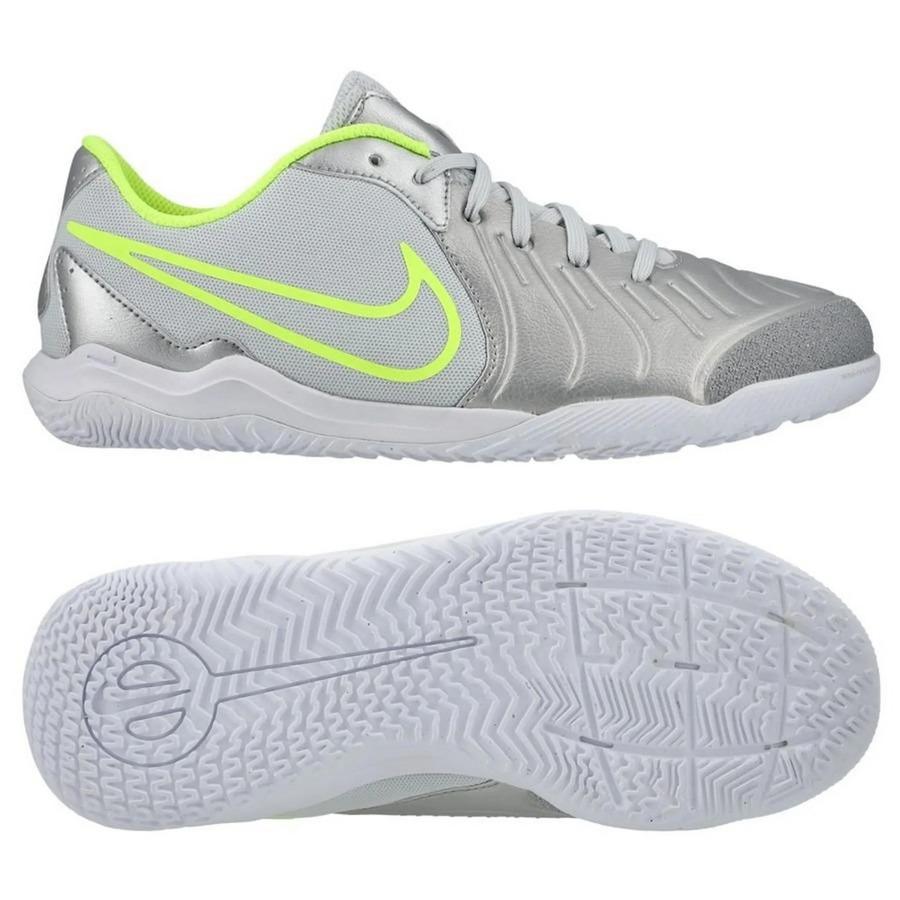 Дитячі  футзалки Nike JR TIEMPO LEGEND 10 ACADEMY IC DV4350-001, Серый, Размер (EU) - 32 - #0