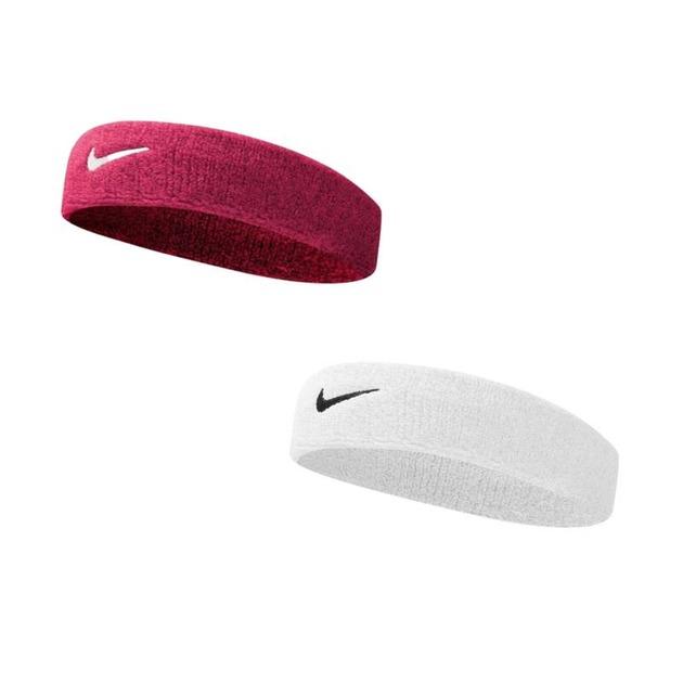 Комплект повязок Nike 2 (белая+розовая) NNN07-101-639, Розовый, Размер (EU) - 1SIZE - #0