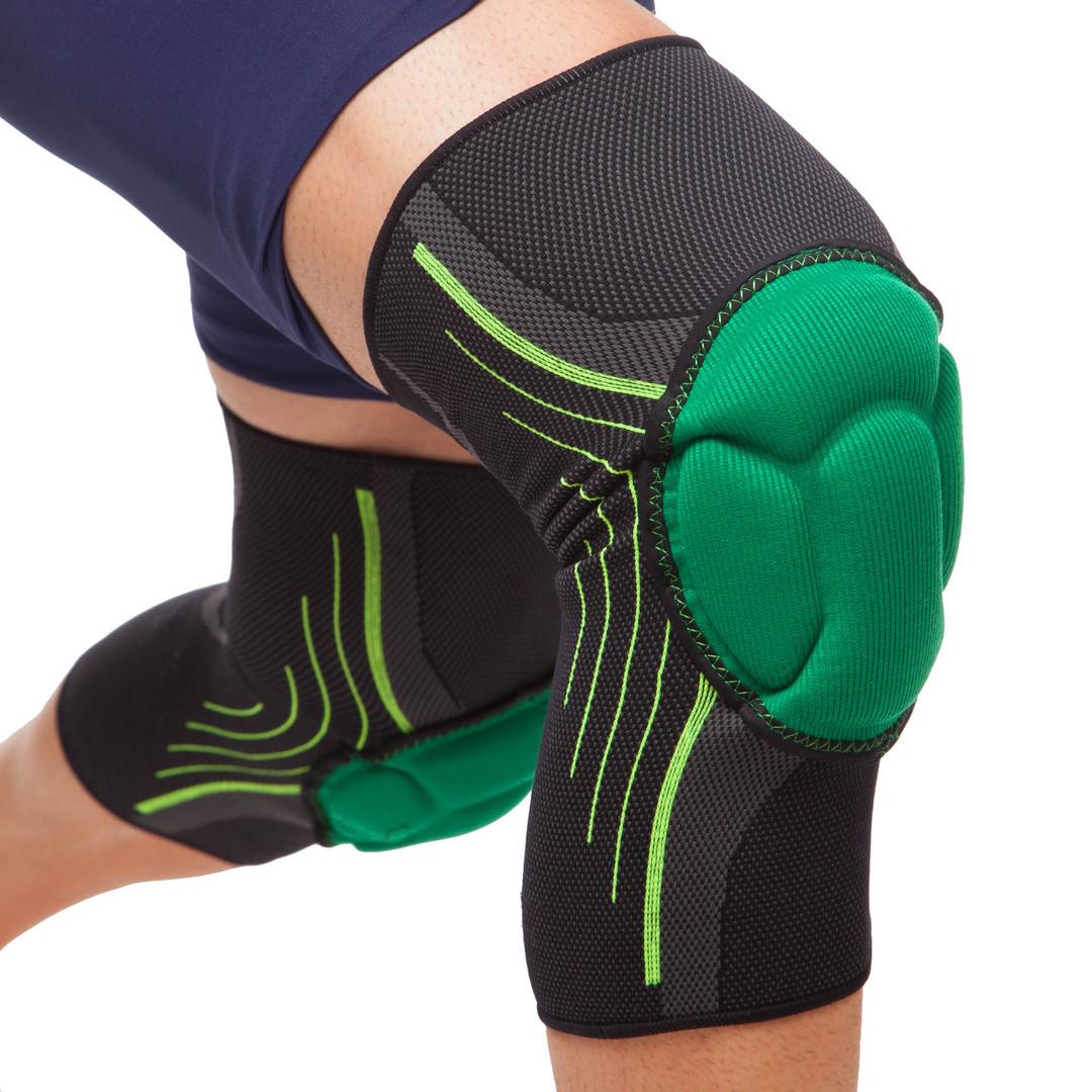 Наколенник для волейбола компрессионный MUTE 2шт MT-302-1-BG, Зелёный, Размер (EU) - L Наколенник для волейбола компрессионный MUTE 2шт MT-302-1-BG, Зелёный, Размер (EU) - L - #0