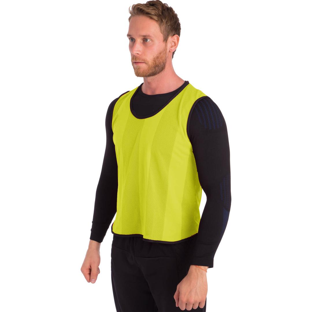 Манишка для футбола цельная (сетка) MATSA CO-5461-Y, Жёлтый, Размер (EU) - S-M Манишка для футбола цельная (сетка) MATSA CO-5461-Y, Жёлтый, Размер (EU) - S-M - #0