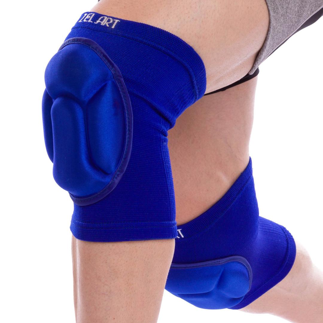 Наколенник компрессионный BC-1672, Синий, Размер (EU) - L - #0