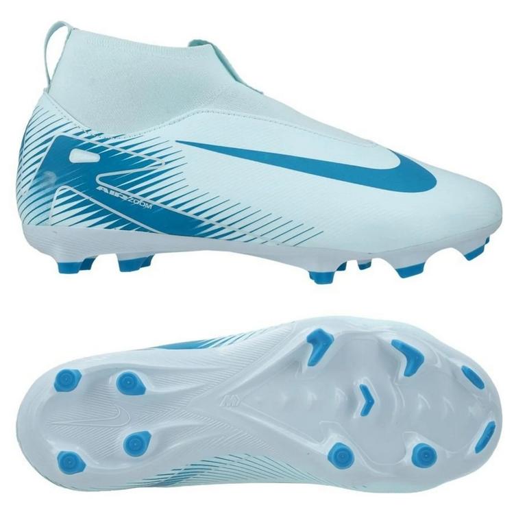 Детские футбольные бутсы Nike Air Zoom Mercurial Superfly X Academy MG Junior FQ8304-400, Голубой, Размер (EU) - 36 - #1