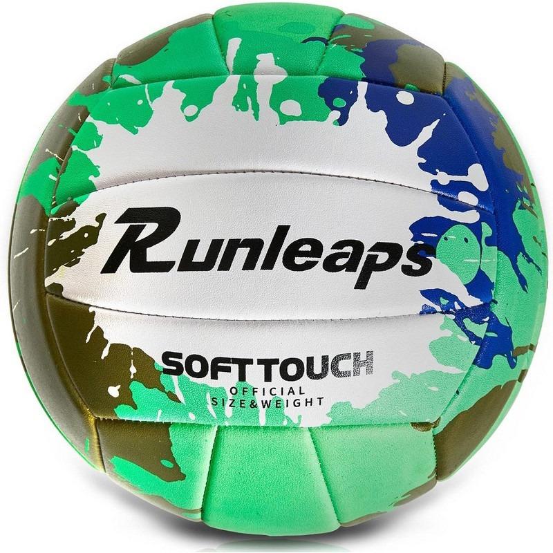 Волейбольный мяч Runleaps Green Blue Runleaps GB, Зелёный, Размер (EU) - 5 - #0
