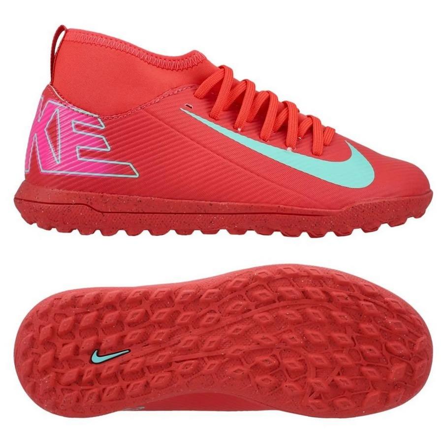 Детские сороконожки Nike Mercurial Superfly X Club TF Junior FQ8313-800, Красный, Размер (EU) - 33 - #0