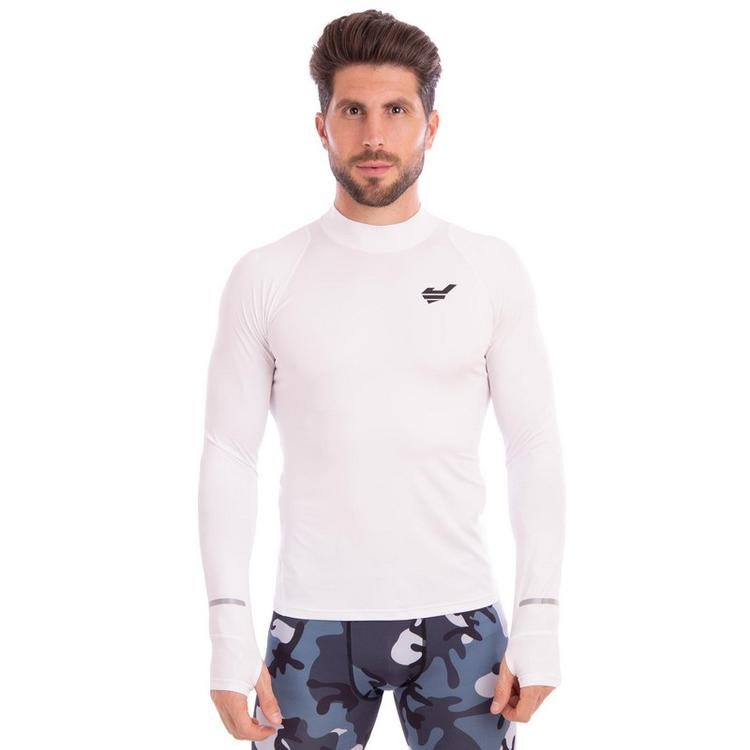 Футболка компрессионная мужская с длинным рукавом JASONS SPORT L-809-WHITE, Белый, Размер (EU) - XL - #1