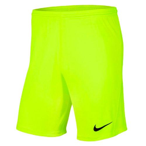 Спортивные игровые шорты Nike Park III BV6855-702, Салатовый, Размер (EU) - S - #1